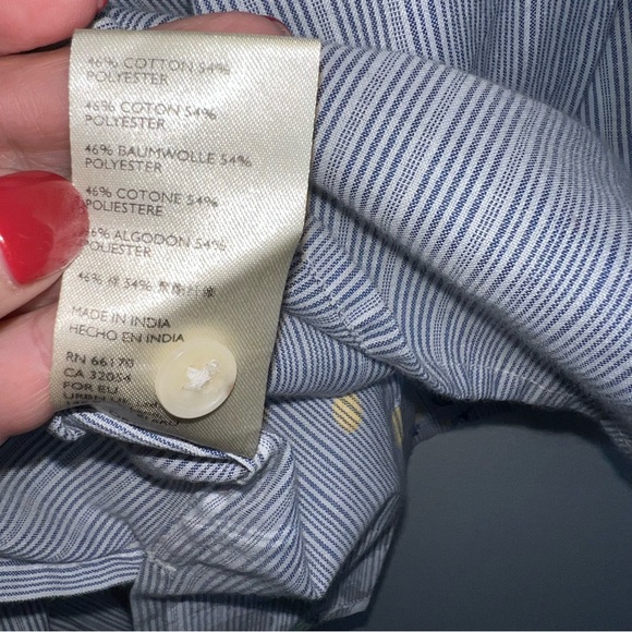 Maeve Anthropologie Alaina Paint Splatter Swing Top Blouse-Oversized-XS - Picture 8 of 8